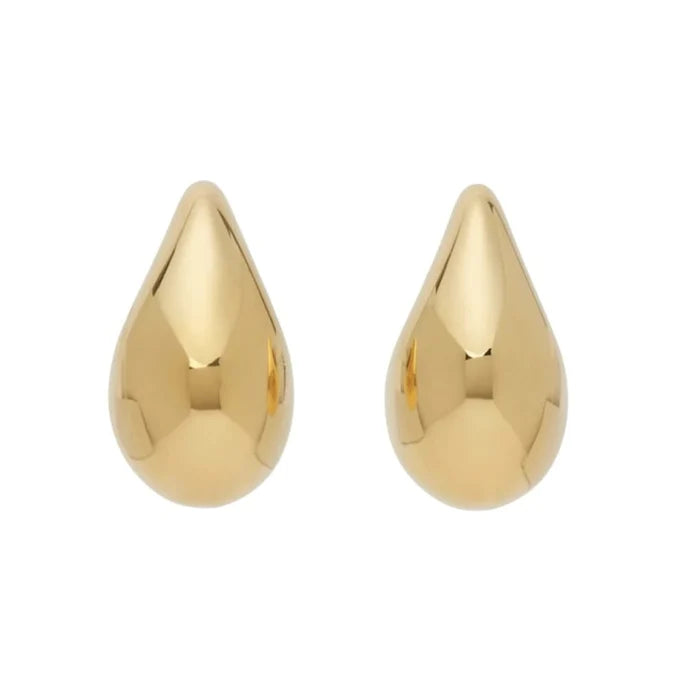18K Gold-Filled  VR Golden Cloud Teardrop Earrings